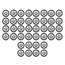 4 Pieces 1.57 Inch 5-Spoke RC Car Wheel Rims for RC Drift Car DIY Kits