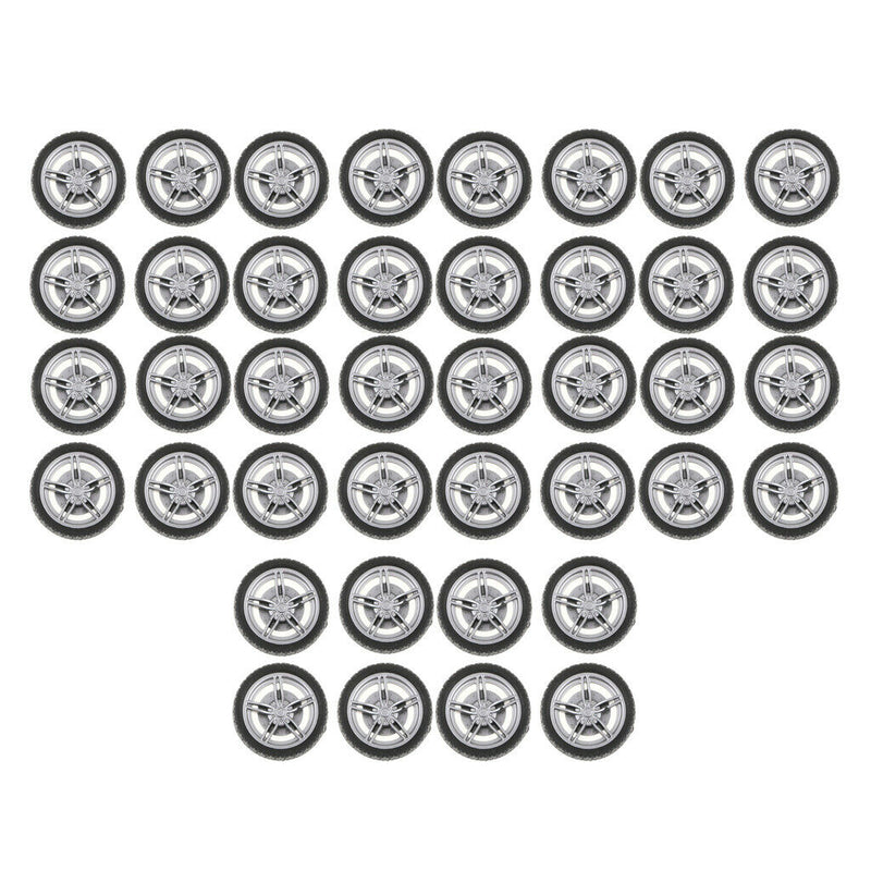 4 Pieces 1.57 Inch 5-Spoke RC Car Wheel Rims for RC Drift Car DIY Kits