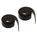 2 Pcs 2M Long  2cm Wide Faux PU Leather Tape Strap