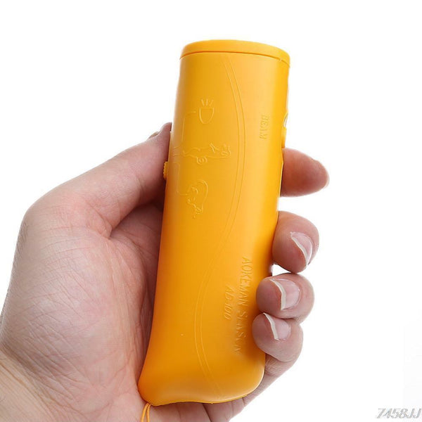 Led Ultrasonic Anti Bark Barking Light DeviceTraining Dog Stop Control Collar