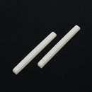 2pcs 42*3.5*4.5/3.5 MM Electric Guitar Pre-Slotted Bone String Nut for 6 St U2W6