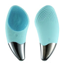 Electric Silicone Facial Cleansing Instrument Vibration Face Washer (Green)