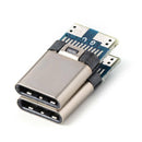 6* USB 3.1 Type C Male DIY Solder Cable Plug Connector Socket Attached PC Board