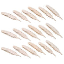 50pcs/Bag Feather Wooden Chips DIY Craft Accessories Clothing Decoration
