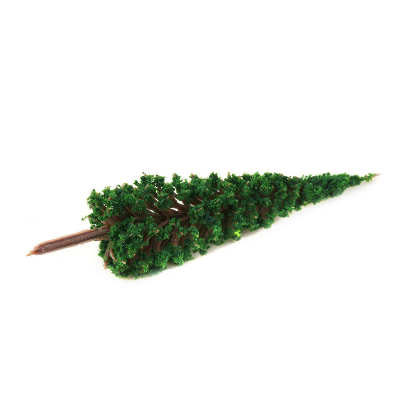 100x Green Pagoda Trees 1/100 6.5cm / 2.56inch Models for