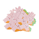 50pcs lolli paper card cute rabbit paper cards candy sugar decor kids gift ^i