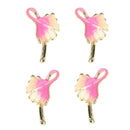 4x Alloy Enamel Necklace Bracelet Earring Pendant Charms for Jewelry Making
