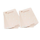 40x Display Cards Paper Cardboard Blank for Jewelry Display,Hair Accessories