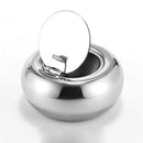 Windproof Ashtray Stainless Steel Modern Tabletop Ashtray Indoor Outdoor Ashtray