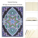 DIY Mandala Special Shaped Diamond Painting 50 Pages A5 Notebook Sketchbook