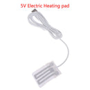3.5*5.5CM CUTE Fiber Heating Pad Hand Warmer USB Film Infrared Fever Heat  OZ