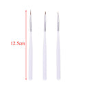 3pcs/set pen sequins acrylic handle gel polish painting drawing line tips toolME