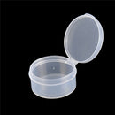 5x Round Plastic Box Mini Storage Box With Cover Multipurpose Storage Box BX