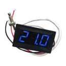 LED DC 12V Digital Thermometer -30~800C Temperature Thermocouple Probe Blue