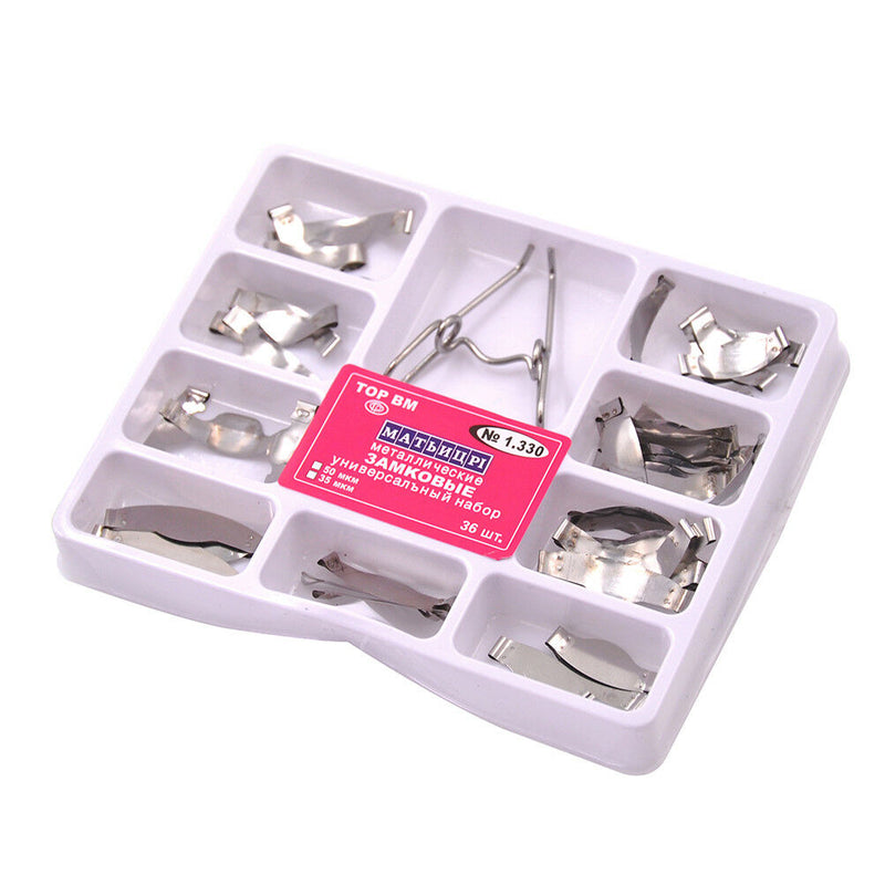 Dental sectional contoured matrices matrix interproximal clamp No1.330 36pcs/ Ew