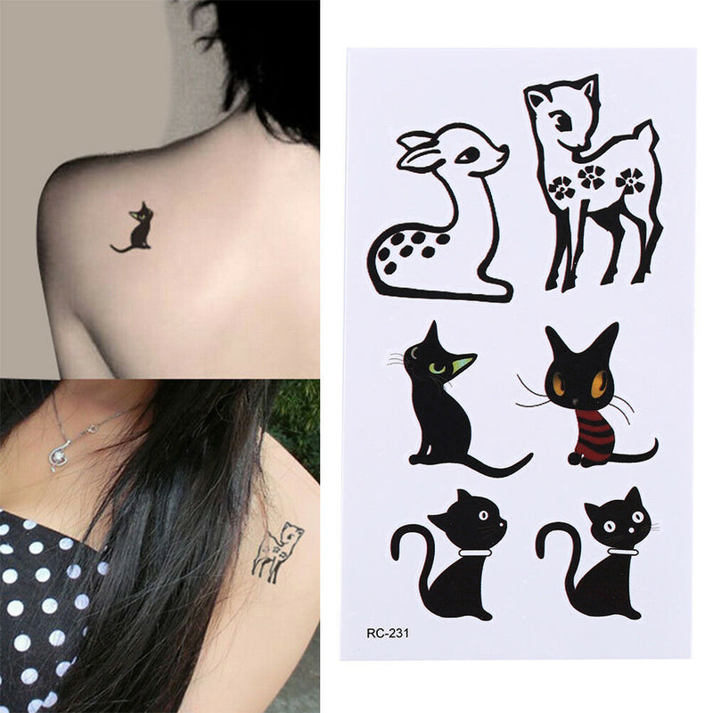 Mini Animal Removable Waterproof Temporary Tattoo Body Tattoos Stickers nGB Kw