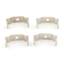 4Pcs T8 Fluorescent Tube Lamp Holder Bracket Clips Socket SilverBEN JR