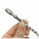 21pcs Pin Vise Hand Spiral Drill Mini Micro-Drill Bits Set Index Semi-autom U4L2