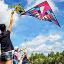 50" Rainbow Kite color Outdoor Game Sport Fun Gift K11 Nice W8P Funny G4Q9 J0K6