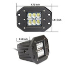 5" 18W Spot Beam LED Work Light Bar Offroad Fog Driving Lamp UTE ATV SUV BX