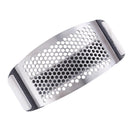304 Stainless steel manual garlic press crusher squeezer masher kitchen tool FT