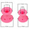 Hair Rollers X 24- Effortless - Heat Free - Hair Styling - Pink Silicone -