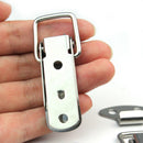 Set of 4 Stainless Steel Spring Loaded Toggle Case Box Chest Trunk Latch Clamp