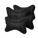 Travel Car Auto Seat Head Neck Rest Leather Cushion Pad HeadRest Bone Pillow