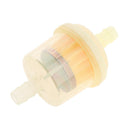10PCs Plastic Motorcycle Inline Fuel Filter for 1/4'' 6mm 5/16'' 8mm Pipes Clear
