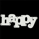 Greeting Words happy Metal Cutting Dies For DIY Scrapbooking Card Craft Decor3C