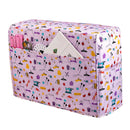 Household Quilted Sewing Machine Dust Cover with Pockets Carrying Storage Bag