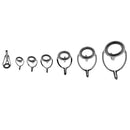 7pcs Spinning Rod Guides Tip with Eyelets, Fishing Rod Guide Replacement Tip
