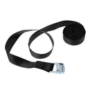5m 25mm Roof Rack Cam Buckle Lashing Tie Down Strap Rope for Kayak SUP Black