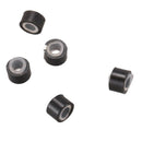 500 Pcs Black 5mm Silicone Lined Micro-ring Links Beads for I Stick Hair Ex V2R5