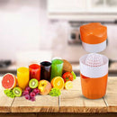 5X(Hand Press Juicer Tool Household Manual Juicer Juice Bottle Fruit Squee K6P6)