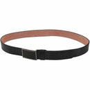 Men's Leather Belt Metal Buckle Automatic Clasp 39-43 inch  black