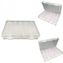 100Pcs Coin Cases Capsules Holder Clear Plastic Round Storage Box 27Mm