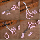 Stainless Steel, Eyebrow Scissors Eyebrow Scissors Hair Facial Makeup Tool X2W1