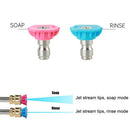 Lots 4 1/4 inch 2.5 GPM Soap & Rinse 2pcs SOAP Mode Pink Nozzles