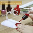 Adjustable Nail Polish Bottle Display Stand Tilt Nail Varnish Clip Manicure P2O6