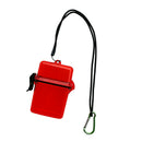Waterproof Dry Box Container Hook for Scuba Diving Snorkeling Kayaking Red