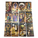78Pcs Tarot Cards Moon Tarot Deck English Version Divination Party Game Cards