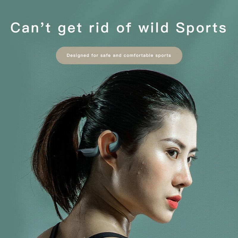 G100Bone Conduction Bluetooth 5.0 Headset Sports Waterproof Headphone Earbuds Ef