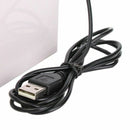 Mini USB LED Lighting Clear Fish Tank Ornament Aquarium Office Desktop Deco F7V6