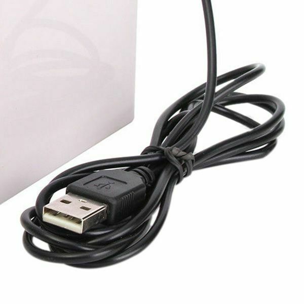 Mini USB LED Lighting Clear Fish Tank Ornament Aquarium Office Desktop Deco F7V6