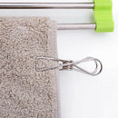40 Pack Stainless Steel Clothes Pins Utility Clips Hooks for Home & Office