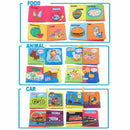 9-Pack Non Toxic Fabric Baby Cloth Books Early Education Toys Activity Crin