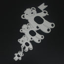4 Bear Flag Metal Cutting Dies Scrapbooking Stencils DIY Embossing Folder