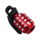 4 x Metal Cool Grenade Shaped Design Car Auto Motorcycle Bike Tire Tyre Val