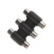 Female to Female Triple 3 RCA Jack Adapter Phono Coupler Audio Video Connector